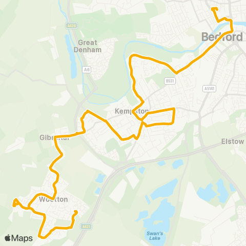 Stagecoach East  map