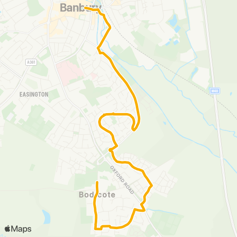 Stagecoach Oxfordshire  map
