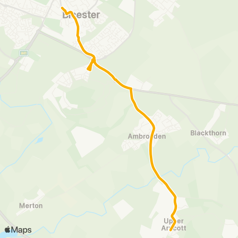 Stagecoach Oxfordshire  map