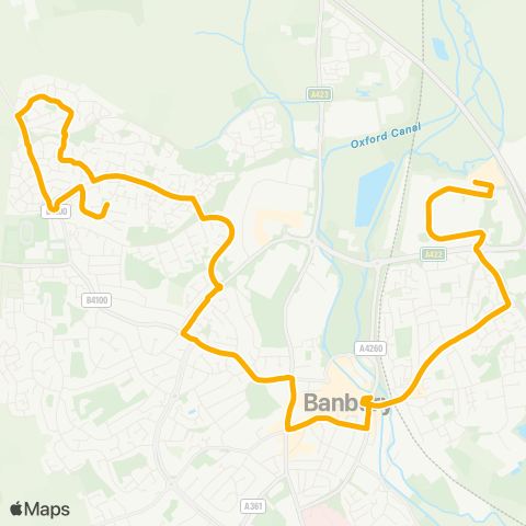 Stagecoach Oxfordshire  map