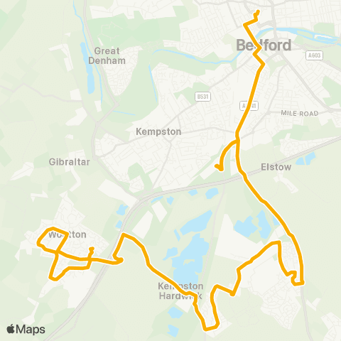 Stagecoach East Lomax Gardens - Bus Station map