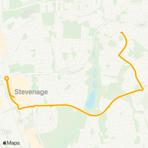 Stagecoach East Hudson Road - Bus Station map