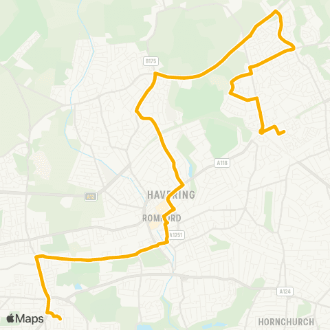 Stagecoach London Gallows Corner / Tesco - Stansgate Rd Shops map