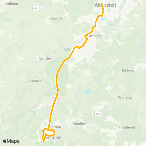 Stagecoach South Clarence Pier - Almondsbury Road map