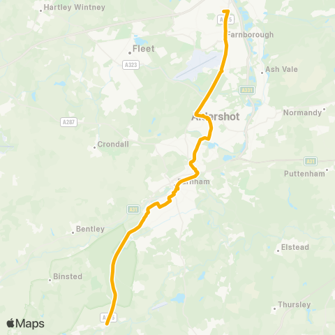 Stagecoach South Arrival Square - Sixth Form College map