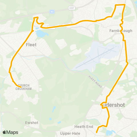 Stagecoach South South Street - Tesco map
