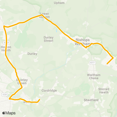 Stagecoach South Botley Railway Sta - Technology College map