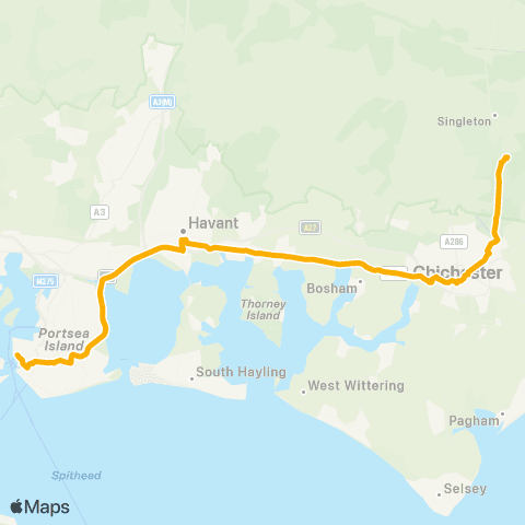 Stagecoach South The Hard Interchange - Race Course map