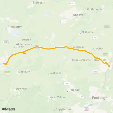 Stagecoach South Bourne Retail Park - Bus Station map