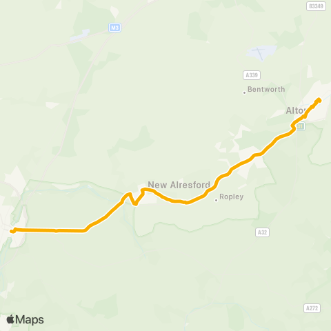 Stagecoach South Rail Station - The Broadway map