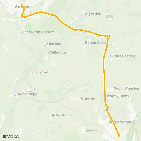 Stagecoach South Bus Station - Peter Symonds map
