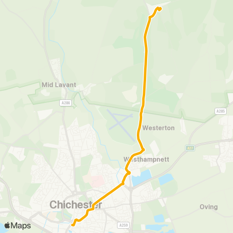 Stagecoach South Rail Station Events Stop - Race Course map