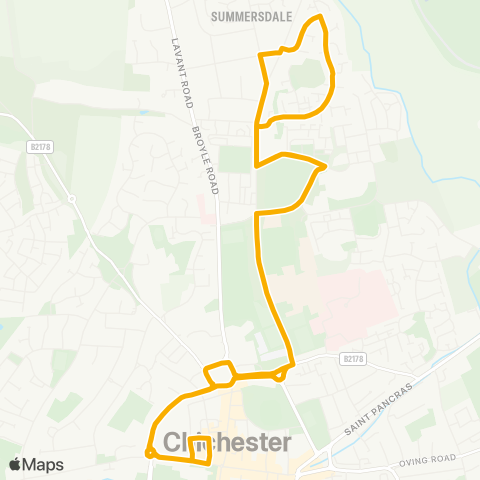 Stagecoach South Cathedral - Cathedral map