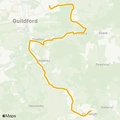 Stagecoach South Sherrydon - St Peters School map