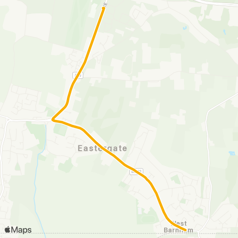 Stagecoach South Fontwell Park Racecourse - Railway Sta map