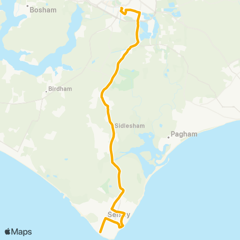 Stagecoach South Seal Road - Bus Station map