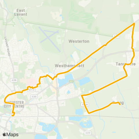 Stagecoach South Nettleton Avenue - Cathedral map