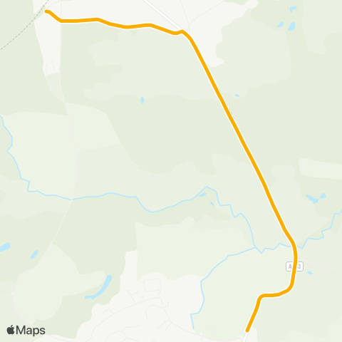 Stagecoach South Station Approach - Woodside Road map