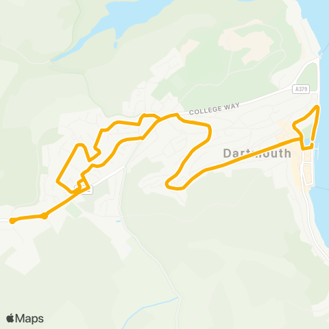 Stagecoach South West Pontoon - Pontoon map