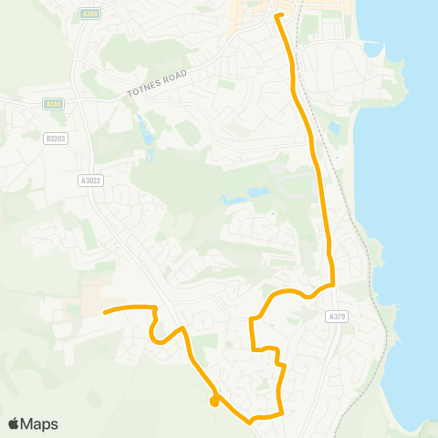 Stagecoach South West Bus Station - South Devon College map
