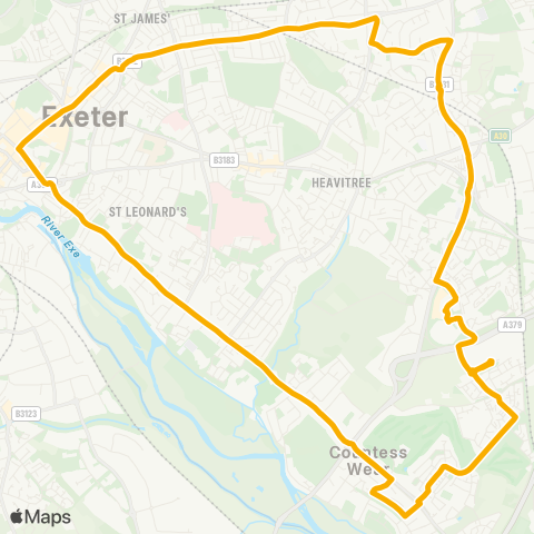 Stagecoach South West Tesco Filling Sta - Tesco Filling Sta map