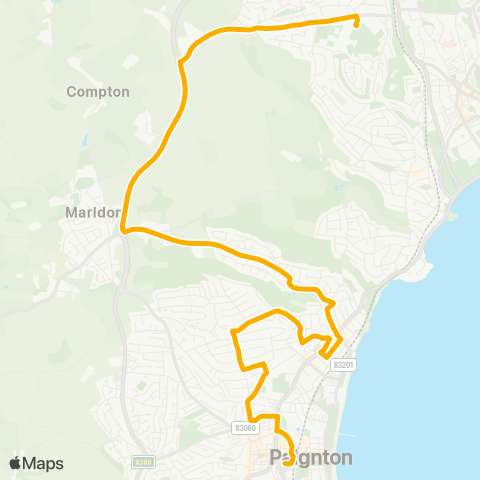 Stagecoach South West Bus Station - Torquay Grammar Schools map