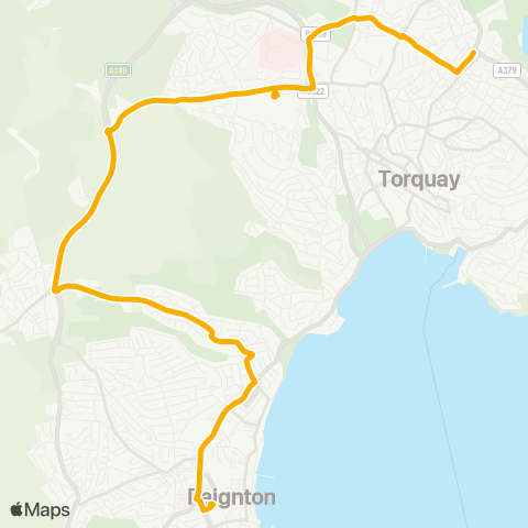 Stagecoach South West Cuthbert Mayne School - Bus Station map