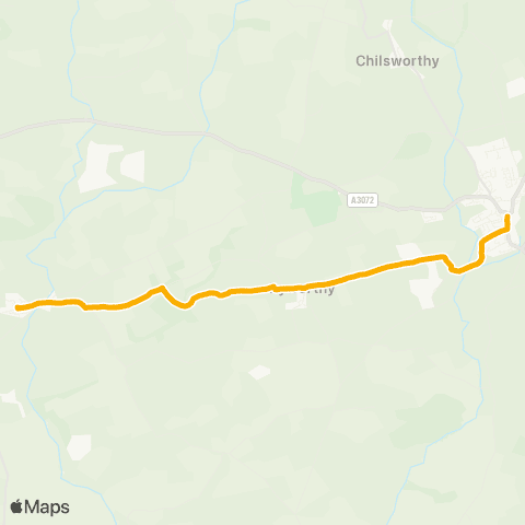 Stagecoach South West Littlebridge Meadow - Library map