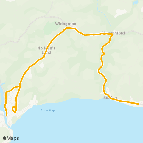 Stagecoach South West Bridge - Church map