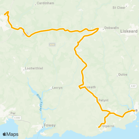 Stagecoach South West Callywith College Car Park - Bridge map