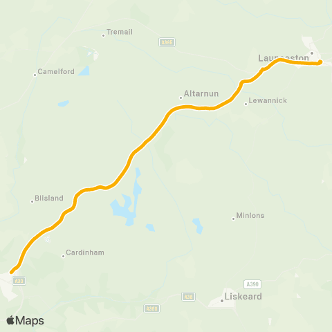 Stagecoach South West Callywith College Car Park - Tesco map
