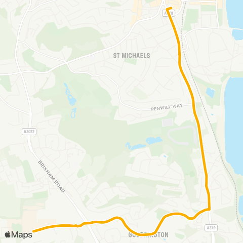 Stagecoach South West Bus Station - South Devon College map