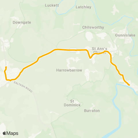 Stagecoach South West Community College - Lang Gardens map
