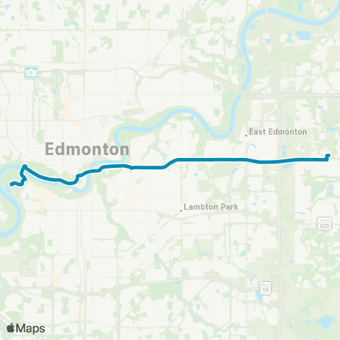 Strathcona County Transit Heritage Days Shuttle map