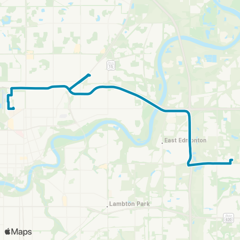 Strathcona County Transit Bethel - NAIT map