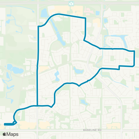 Strathcona County Transit Bethel - Emerald Hills map
