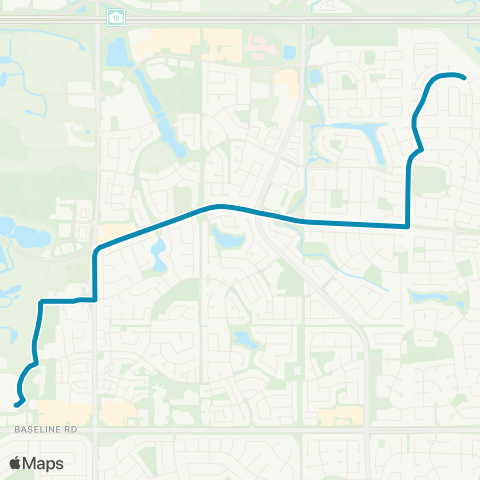 Strathcona County Transit Bethel - Summerwood map