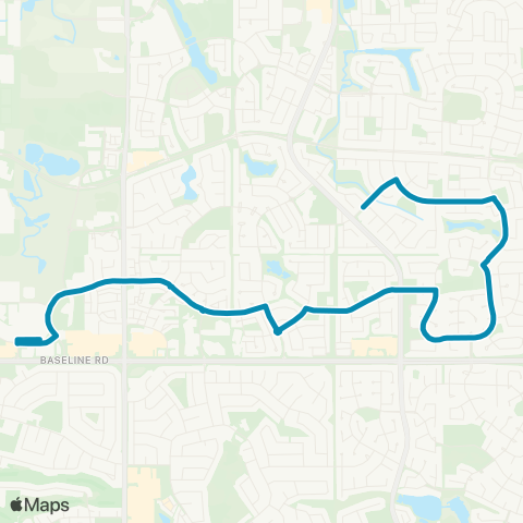 Strathcona County Transit Bethel - Clarkdale map