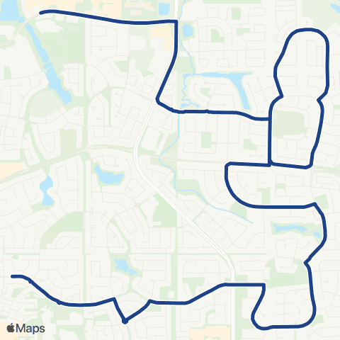 Strathcona County Transit 65 map