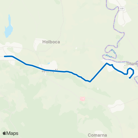 SCTP Rond Tutora - Tomesti - Tutora - Opriseni map