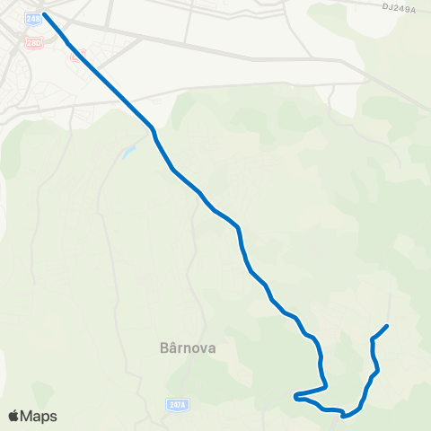 SCTP Podu Ros - Bucium - Paun map