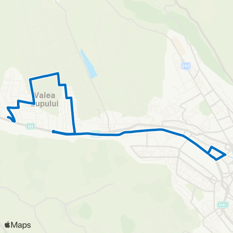 SCTP Valea Lupului - Str. Bacinschi map