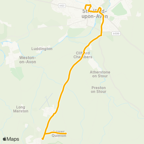 Stagecoach Midlands College Arms - Natwest Bank map