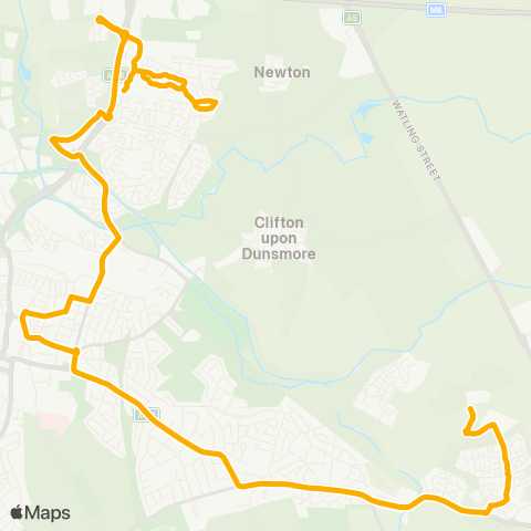 Stagecoach Midlands Natwest Bank - Railway Station map