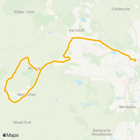 Stagecoach Midlands Churchill Way - (Corby) George St Stop A map