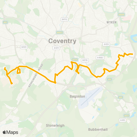 Stagecoach Midlands PS - Northampton Bus Interchange map