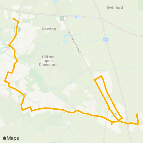 Stagecoach Midlands Bus Station - North Street map