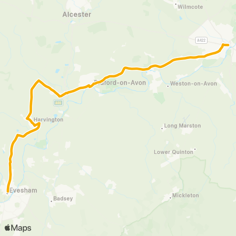 Stagecoach Midlands Morrisons - Natwest Bank map