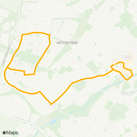 Stagecoach Midlands Church St Interchange - (Wellingb') Church St Bay A map