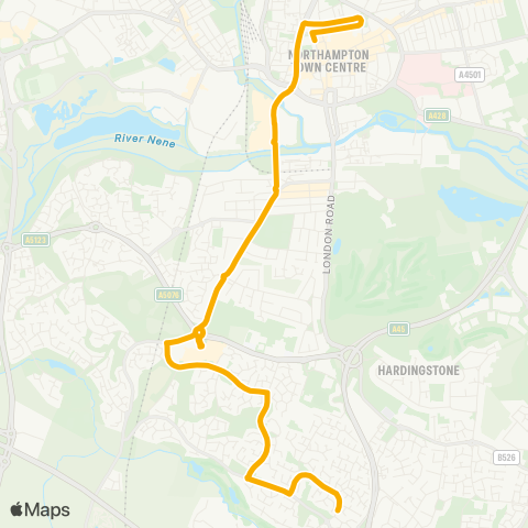 Stagecoach Midlands Northampton Bus Interchange - Northampton Bus Interchange map